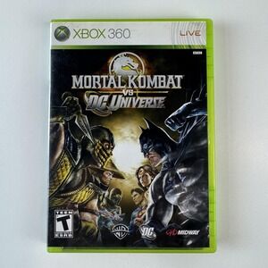 Mortal Kombat vs DC Universe Microsoft Xbox 360 Video Game Complete T Midway